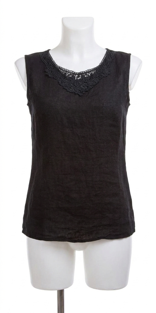 NEW GIGI MODA lolly sleeveless top in black